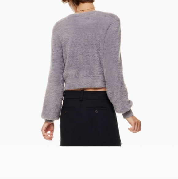 Aritzia Sunday Best Carmen Fuzzy Cardigan - Picture 9 of 9